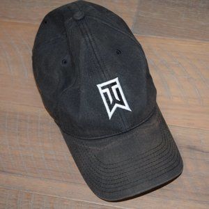 Vtg Y2K Nike Tiger Woods TW Collection Golf Hat Cap Cotton 379041-010 Adjust H10